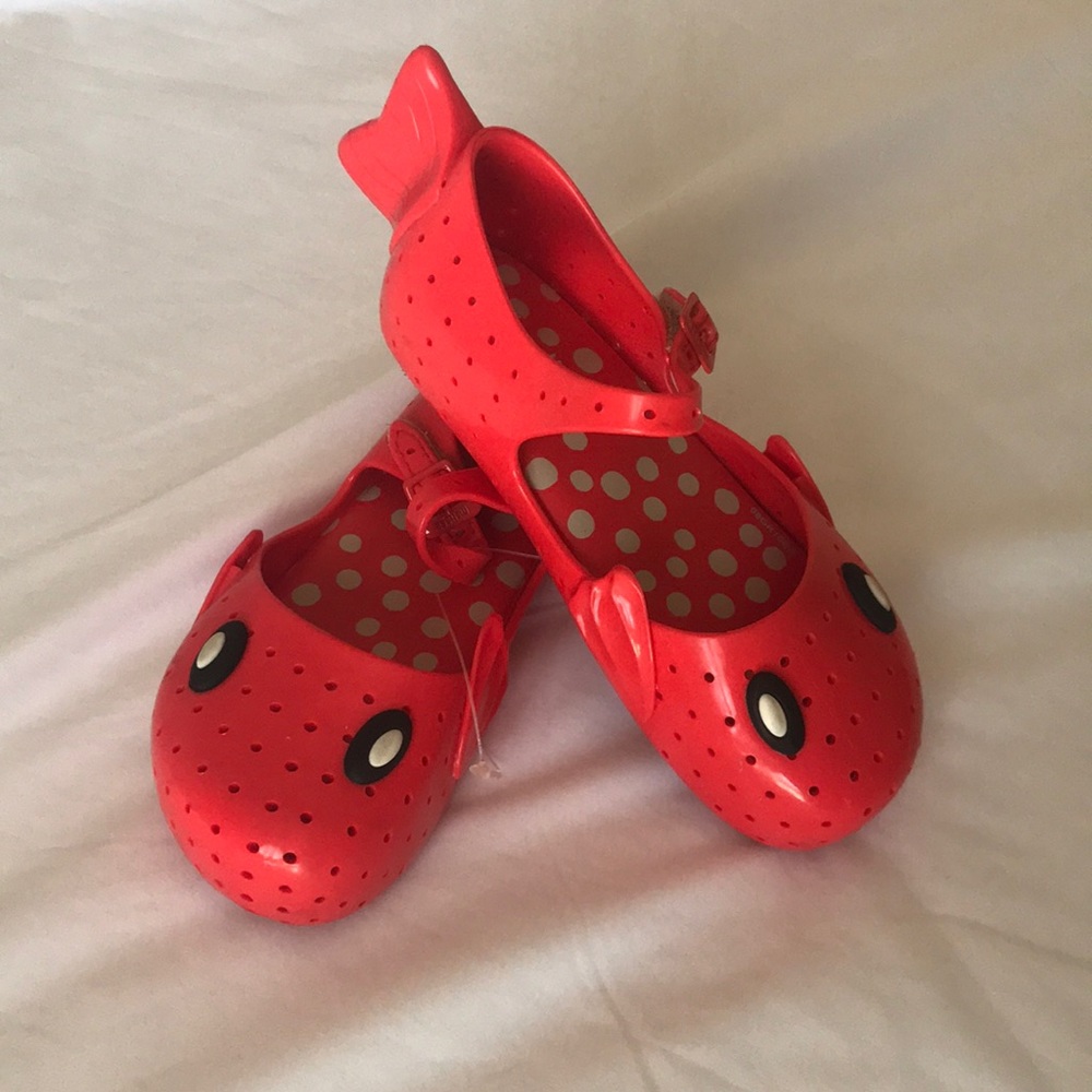 COPY - Like new Mini Melissa fish shoes size 12